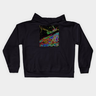 Black Panther Art - Glowing Edges 456 Kids Hoodie